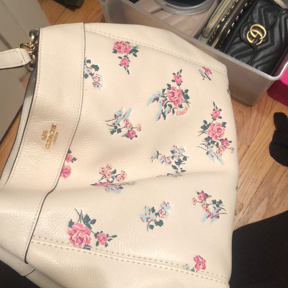 Coach floral bag